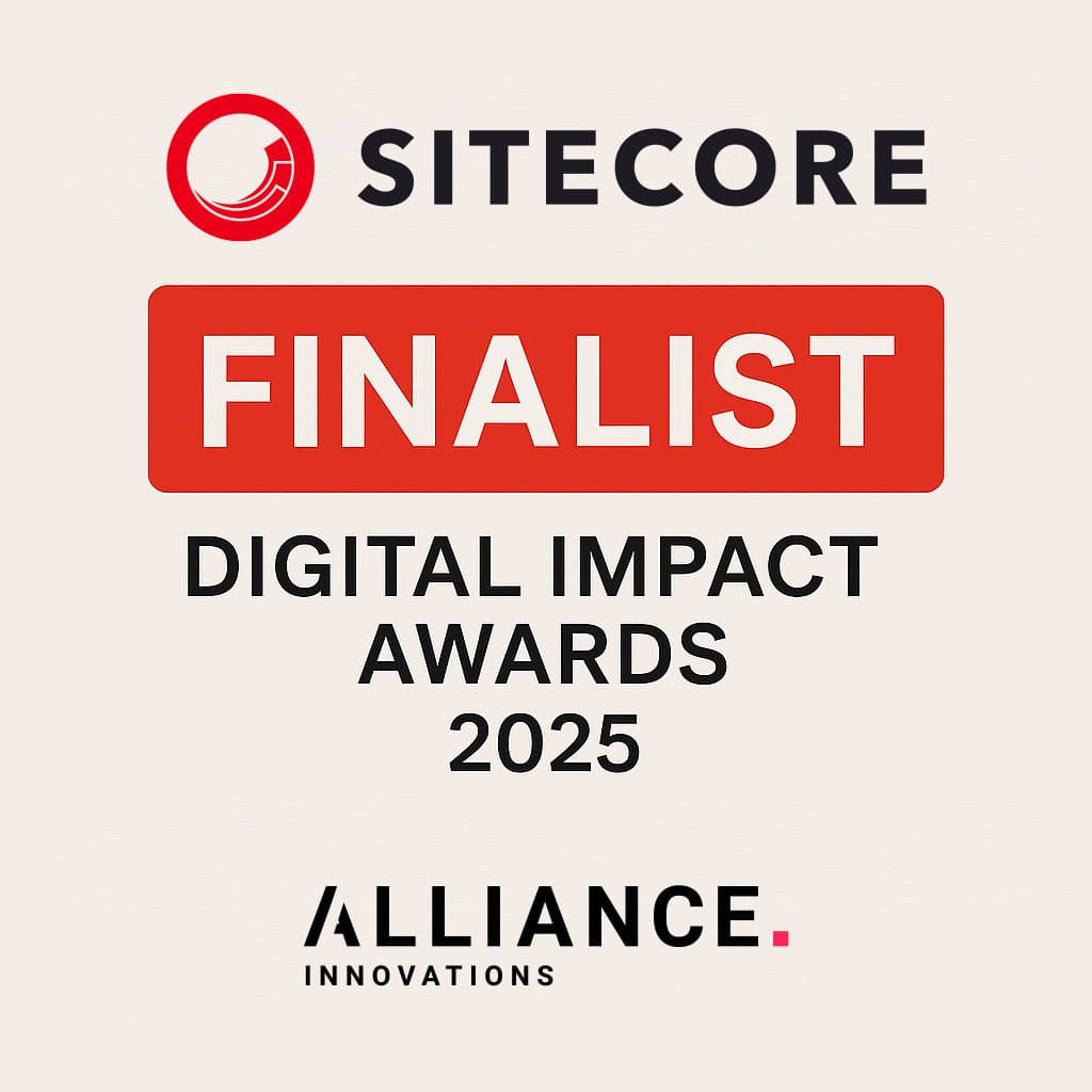 Alliance Innovations Finalist for Sitecore Digital Impact Award 2025
